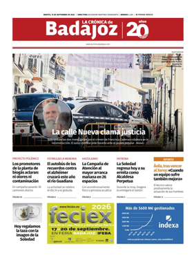 Cover of La Cronica de Badajoz BE