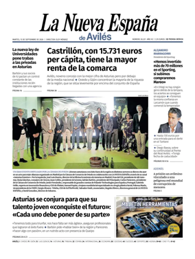 Cover of La Nueva Espana (Aviles)