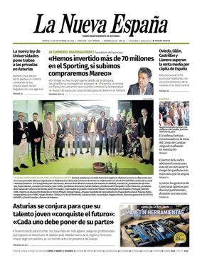 Cover of La Nueva Espana