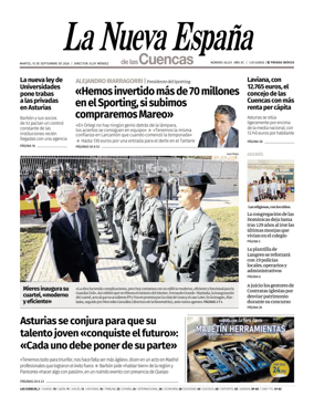 Cover of La Nueva Espana (Cuencas)
