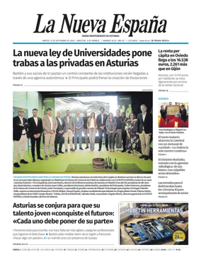 Cover of La Nueva Espana (Oviedo)