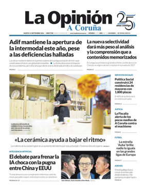 Cover of La Opinion de A Coruna
