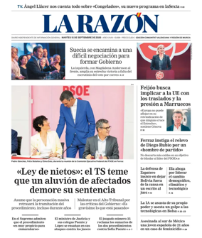 Cover of La Razon (Levante)