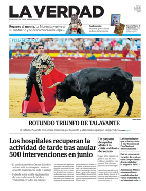 Cover of La Verdad_Murcia