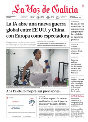 Cover of La Voz de Galicia (Barbanza)