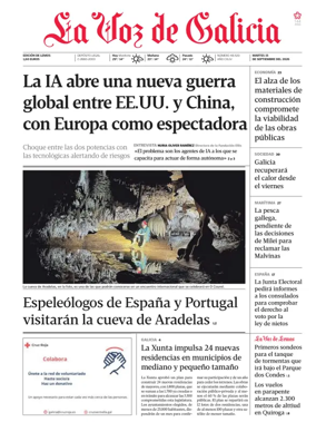 Cover of La Voz de Galicia (Monforte)