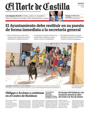 Cover of Norte de Castilla (Palencia)