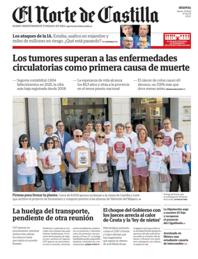 Cover of Norte de Castilla (Segovia)