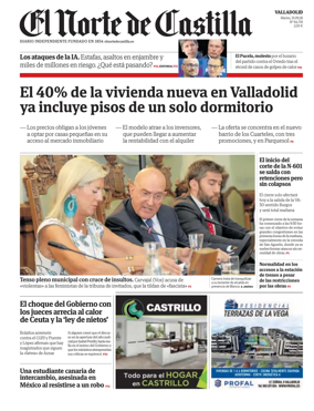 Cover of Norte de Castilla (Valladolid)
