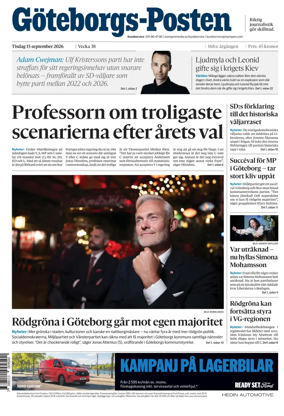 Cover of Goteborgs-Posten