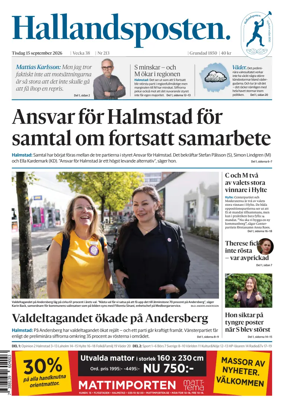 Cover of Hallandsposten