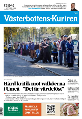 Cover of Vasterbottens-Kuriren
