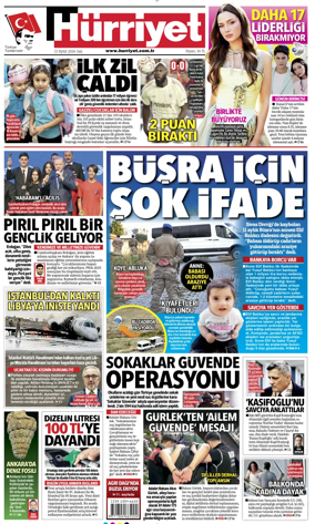 Cover of Hurriyet