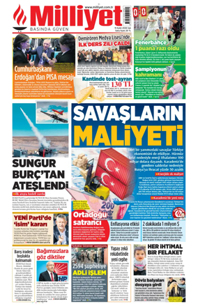Cover of Milliyet