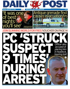 Cover of Daily Post (North Wales)