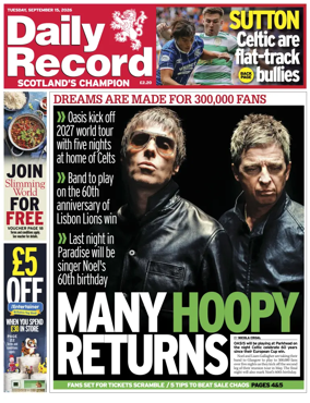 Cover of Daily Record