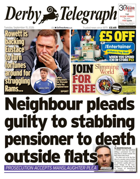 Cover of Derby Telegraph
