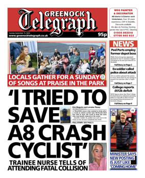 Cover of Greenock Telegraph