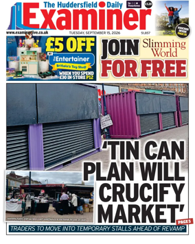 Cover of Huddersfield Daily Examiner