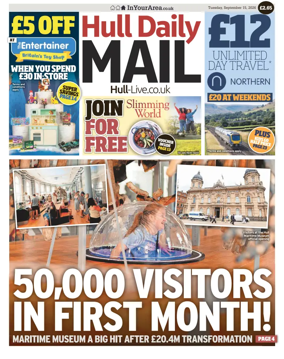 Cover of Hull Daily Mail