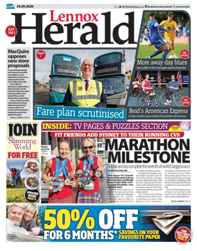 Cover of Lennox Herald