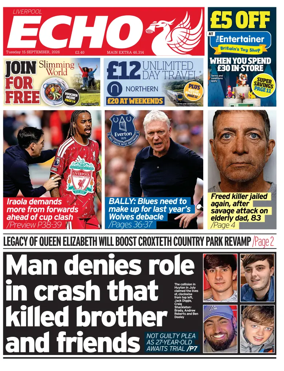 Cover of Liverpool Echo
