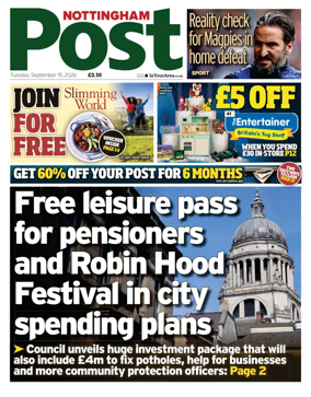 Cover of Nottingham Post