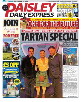 Cover of Paisley Daily Express