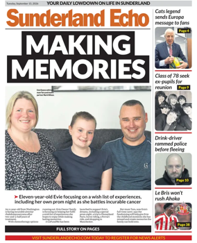 Cover of Sunderland Echo