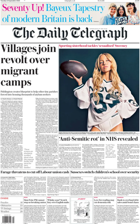 Cover of The Daily Telegraph