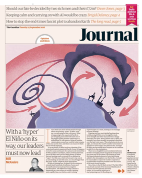 Cover of The Guardian e-paper Journal
