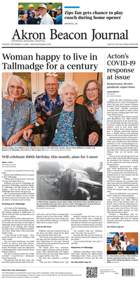 Cover of Akron Beacon Journal