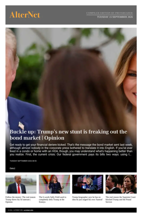 Cover of AlterNet