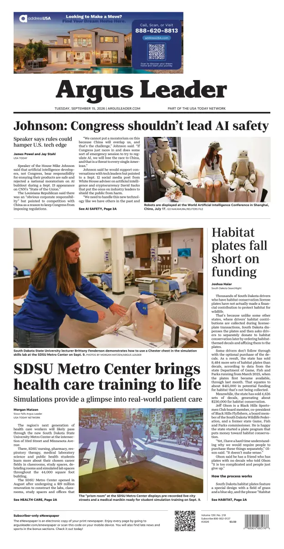 Cover of Argus Leader