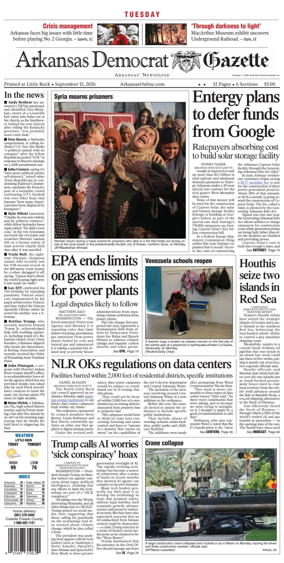Cover of Arkansas Democrat-Gazette