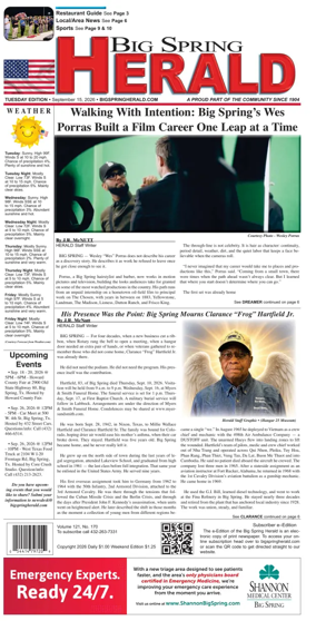 Cover of Big Spring Herald
