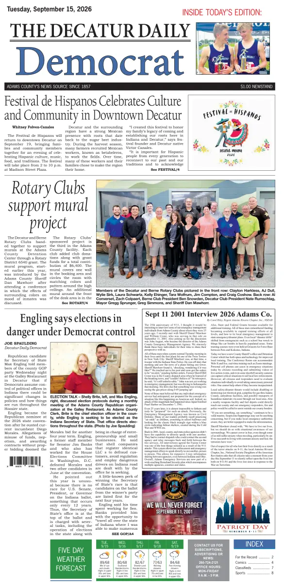 Cover of The Decatur Daily Democrat