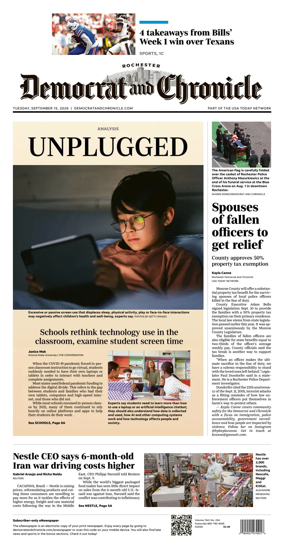 Cover of Democrat and Chronicle