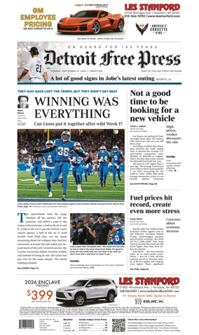 Cover of Detroit Free Press