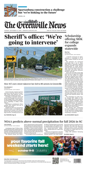 Cover of The Greenville News