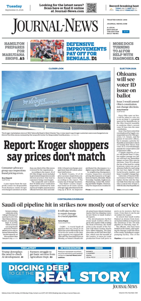 Cover of Hamilton Journal News