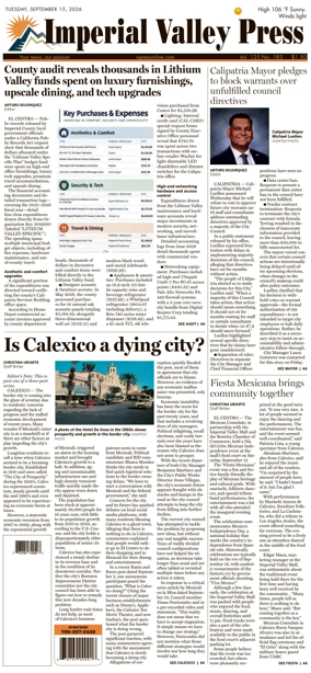 Cover of Imperial Valley Press