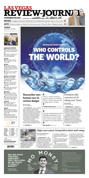 Cover of Las Vegas Review-Journal