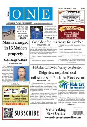 Cover of Observer News Enterprise
