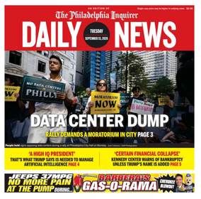Cover of Philadelphia Daily News