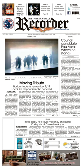 Cover of Porterville Recorder