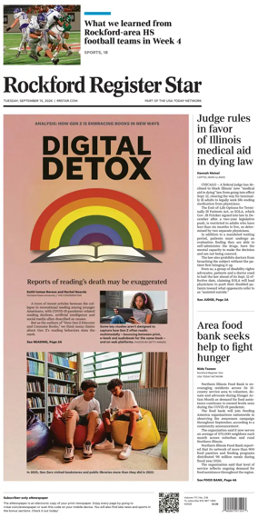 Cover of Rockford Register Star
