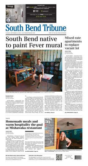 Cover of South Bend Tribune