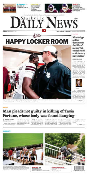 Cover of Starkville Daily News