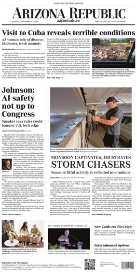 Cover of The Arizona Republic